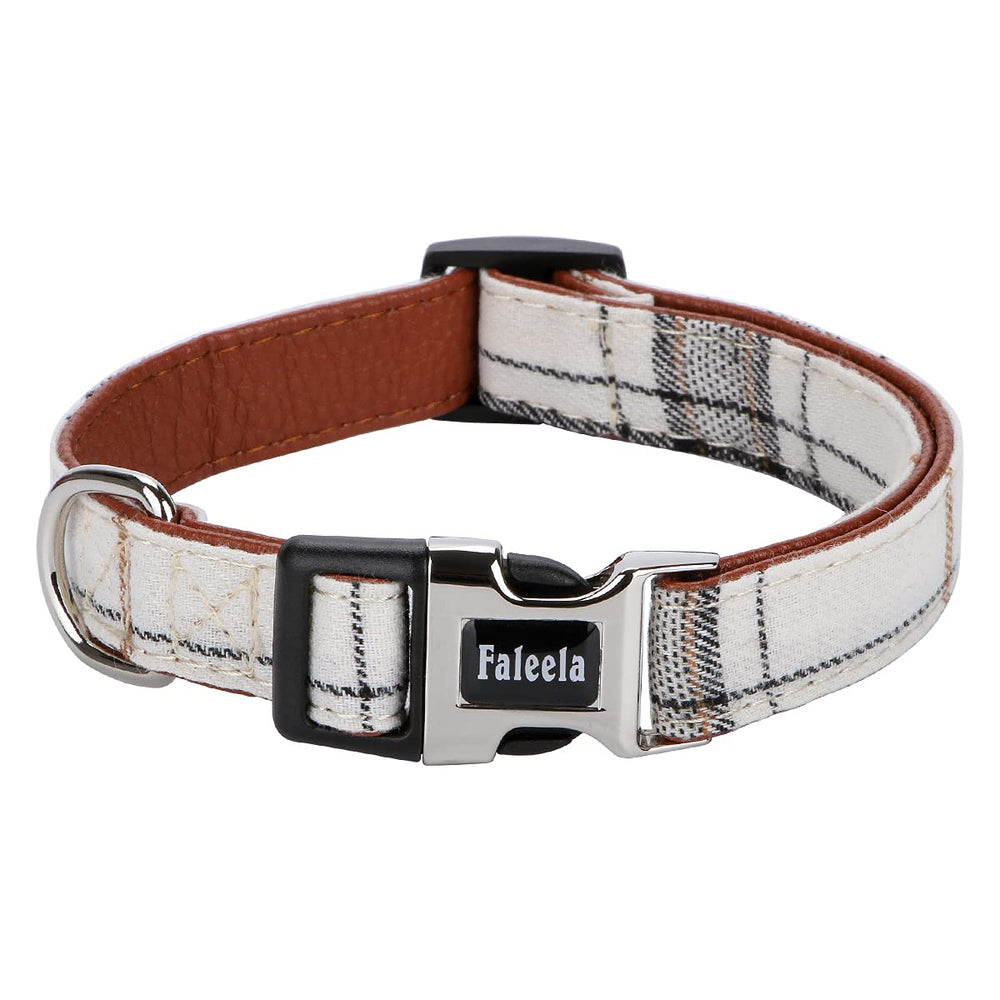 Faleela collar adjustable size 13.5-18 inches for versatile fit.