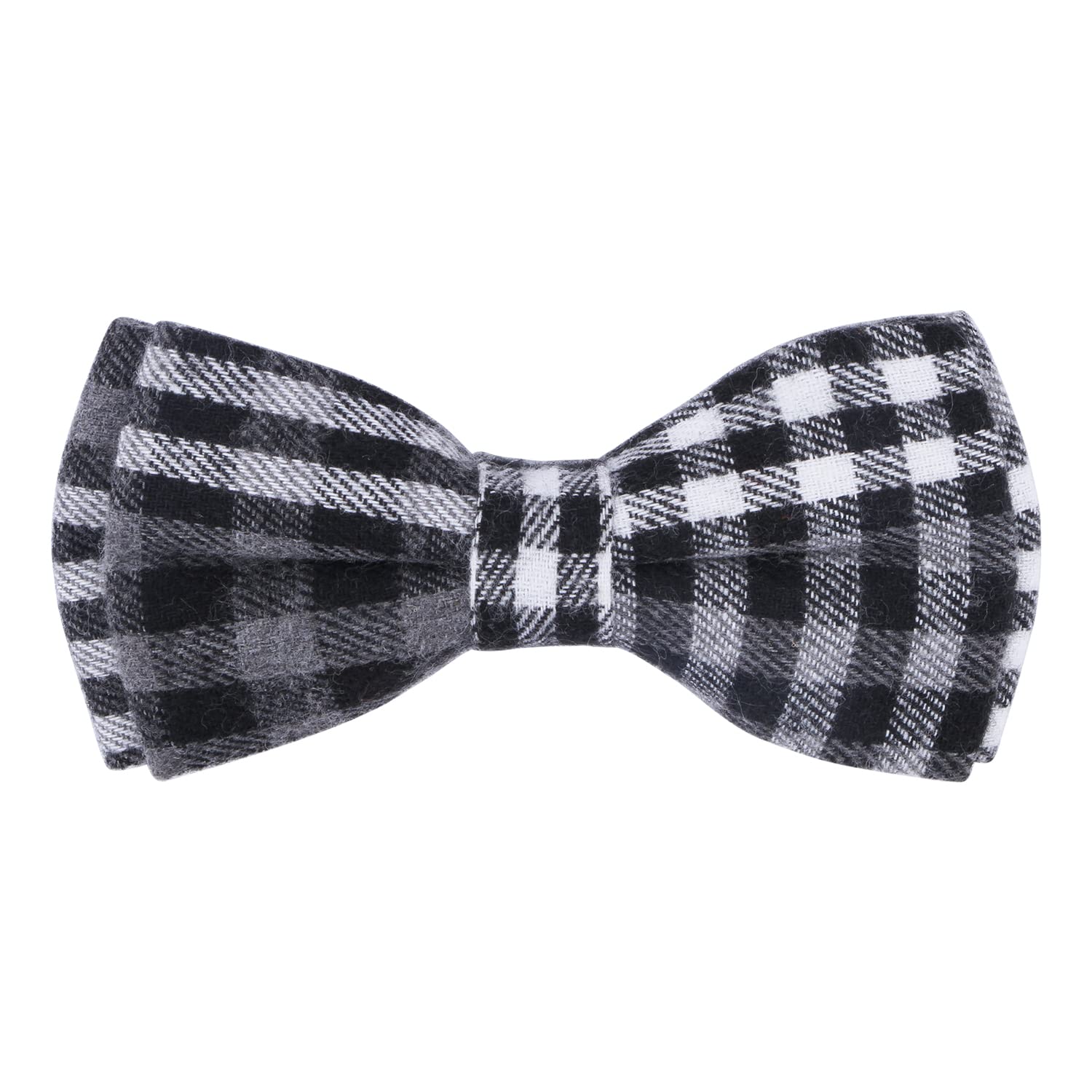 Faleela Bowtie Collar with welded D-rings and stainless steel buckles for durability during walks and play.