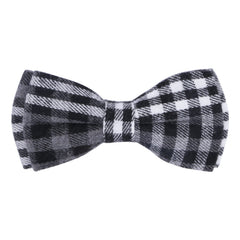 Faleela Bowtie Collar with welded D-rings and stainless steel buckles for durability during walks and play.
