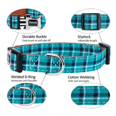 Faleela bowtie collar green close-up shows hand-sewn details and durable fabric