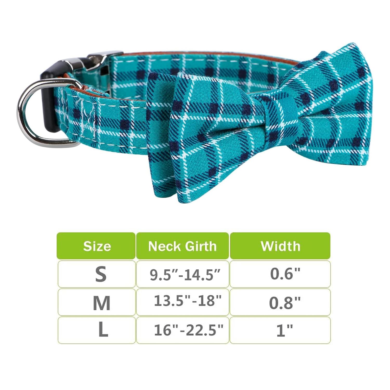 Faleela bowtie collar green care-ready design stays fresh with gentle washing