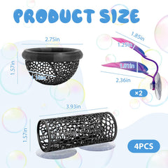 FALESHOS Betta tunnel with suction cups enables flexible placement and safe exploration.