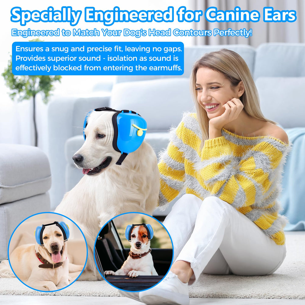 Famikako dog ear muffs purple front-view with soft padding.