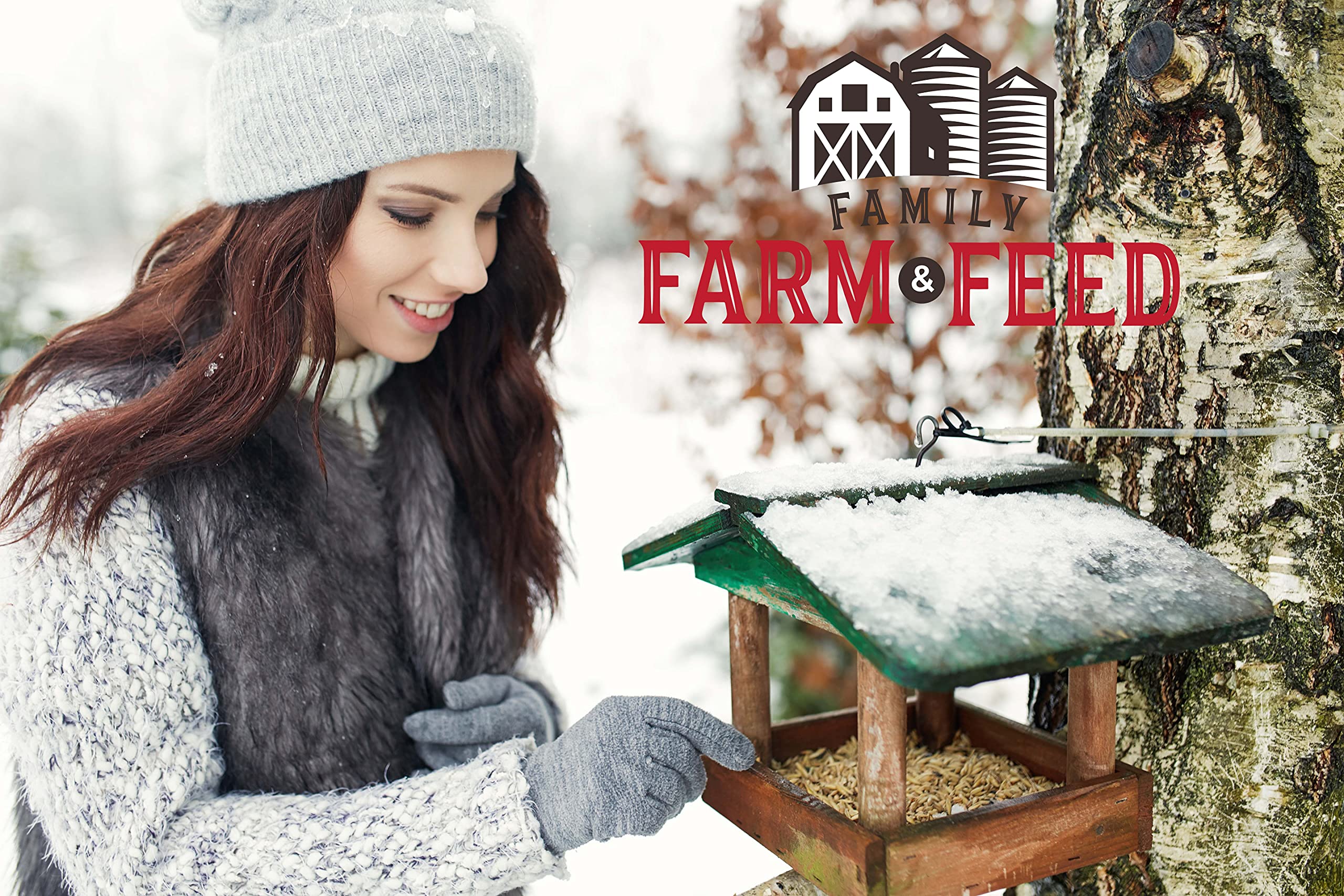 Family Farm and Feed four-season seed bag showing 4-pound quantity and freshness