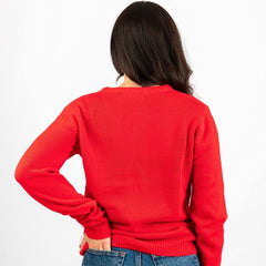 Famjamjams matching sweaters capture charming pet-parent moments during holidays.