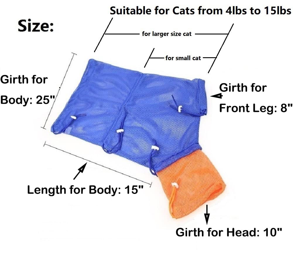 FAMOORE Cat Grooming Bag open view showing easy placement for cats.