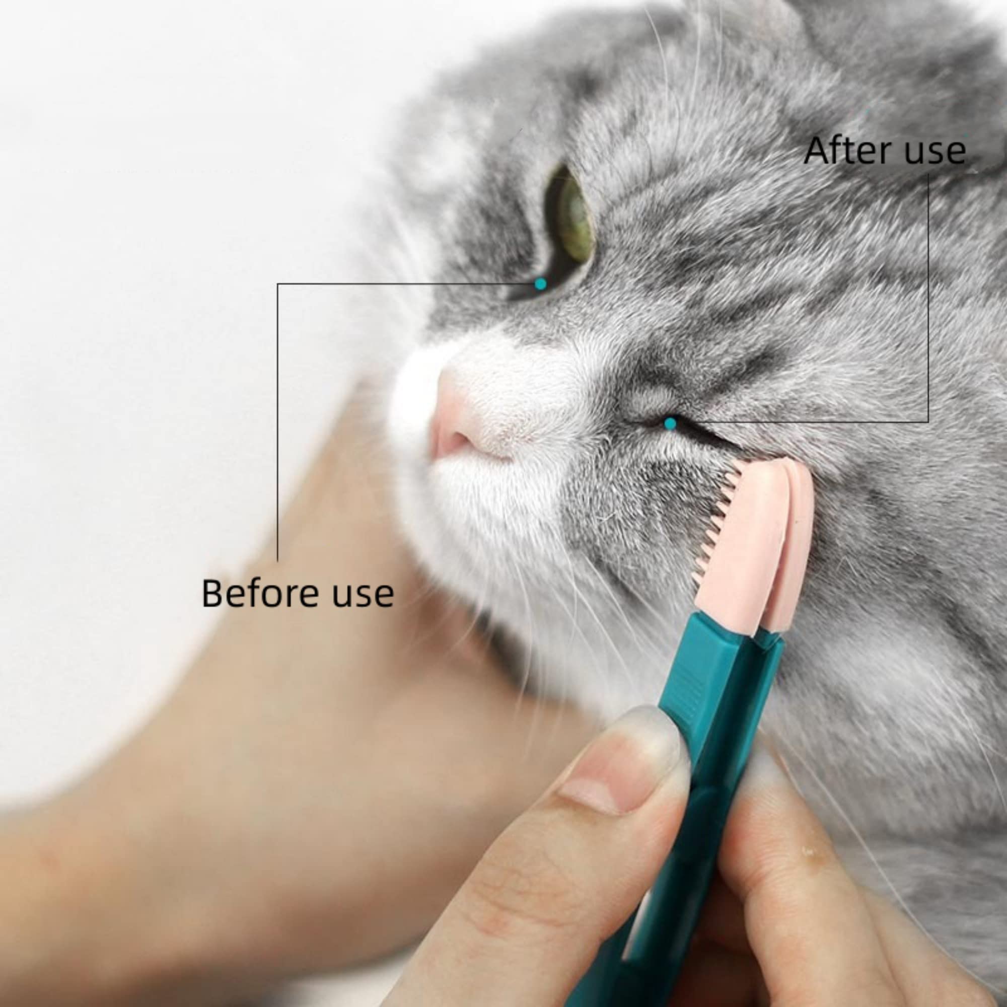 FANBODTA cat grooming brush supports hair care for short and long coats