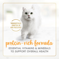 Fancy Feast-100-percent-balanced-adult-cat-nutrition emphasizes complete nutrition for everyday health