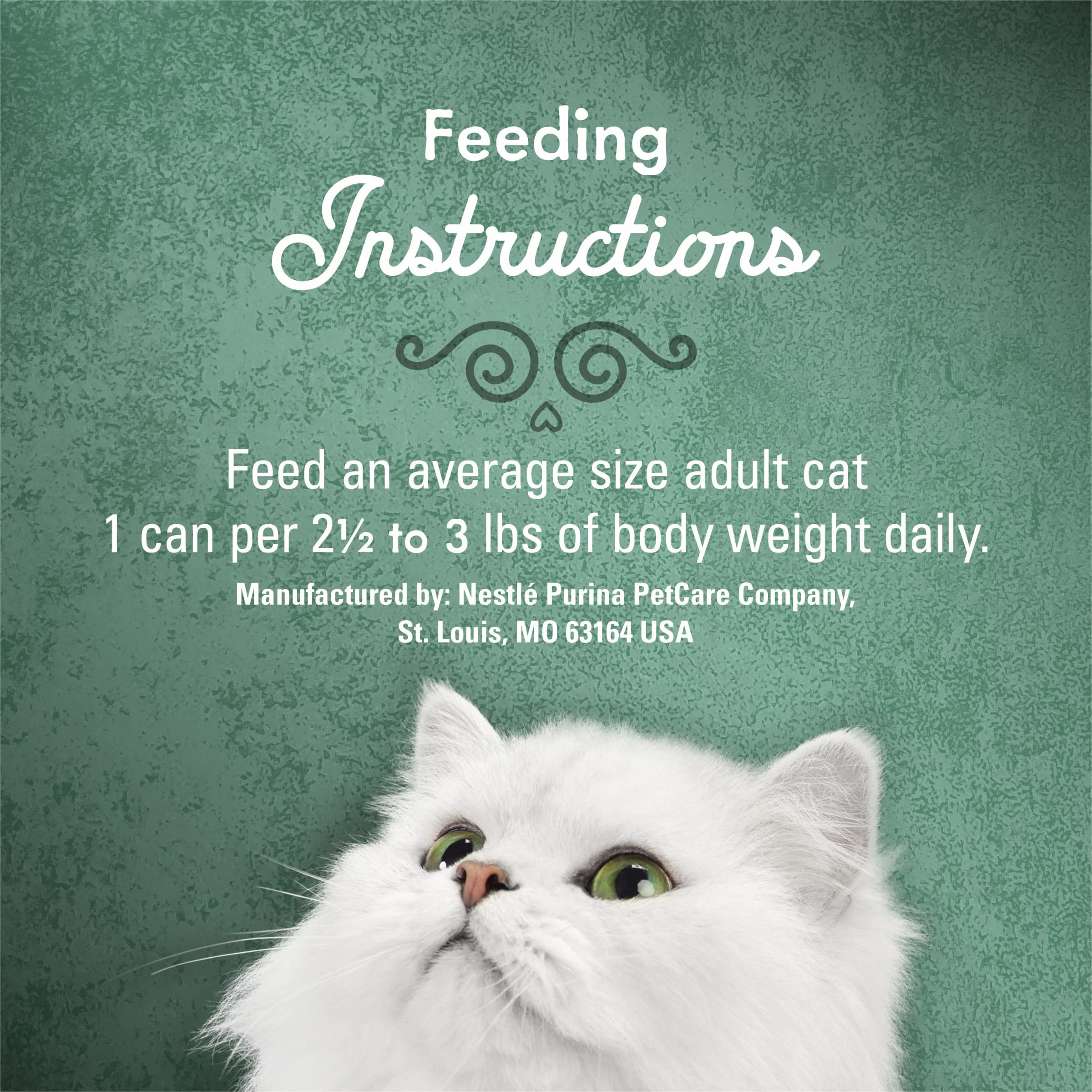 Fancy Feast Can eco-friendly recyclable label signals sustainable packaging.