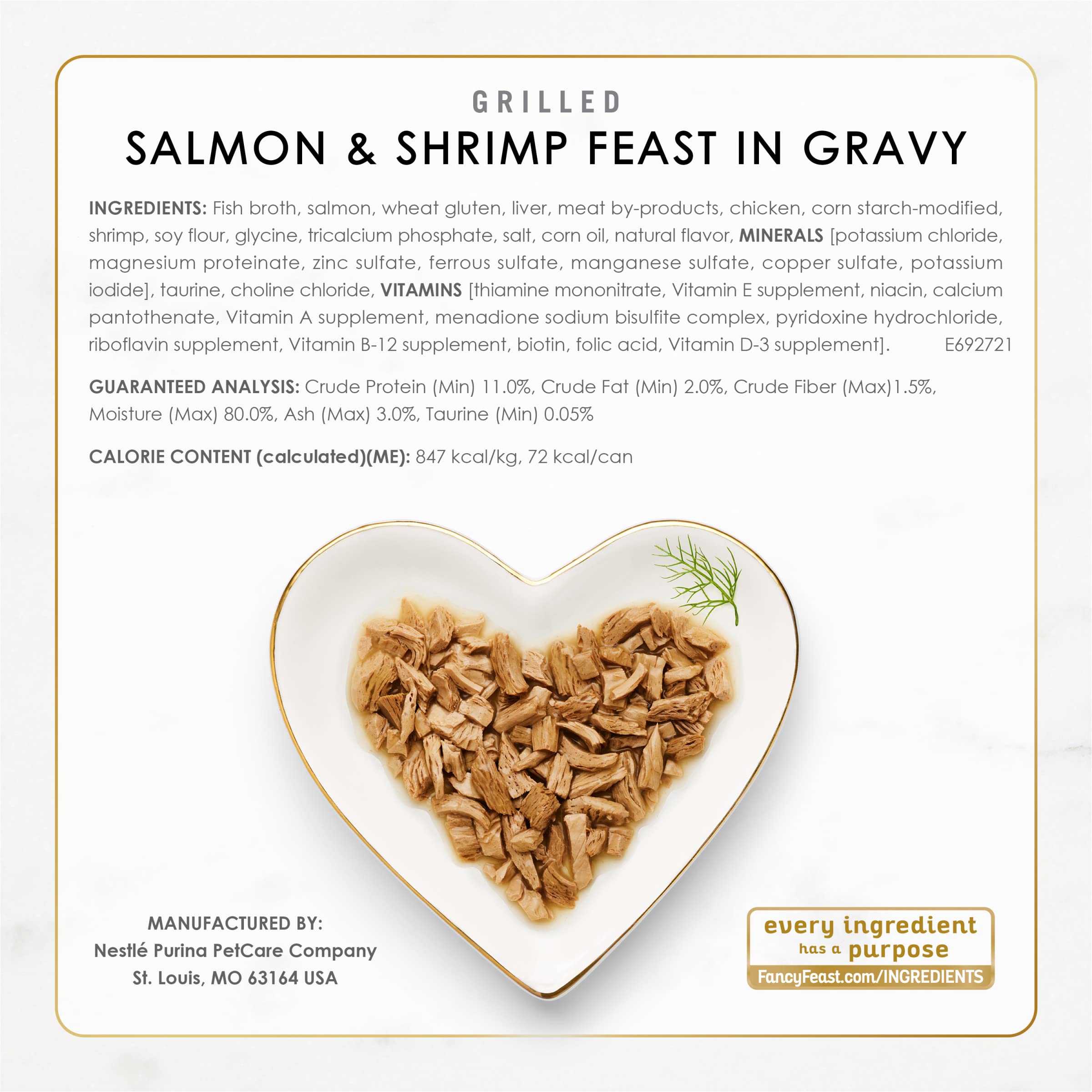 Fancy Feast cat eating grilled wet food – engaging dining moment that cats may enjoy