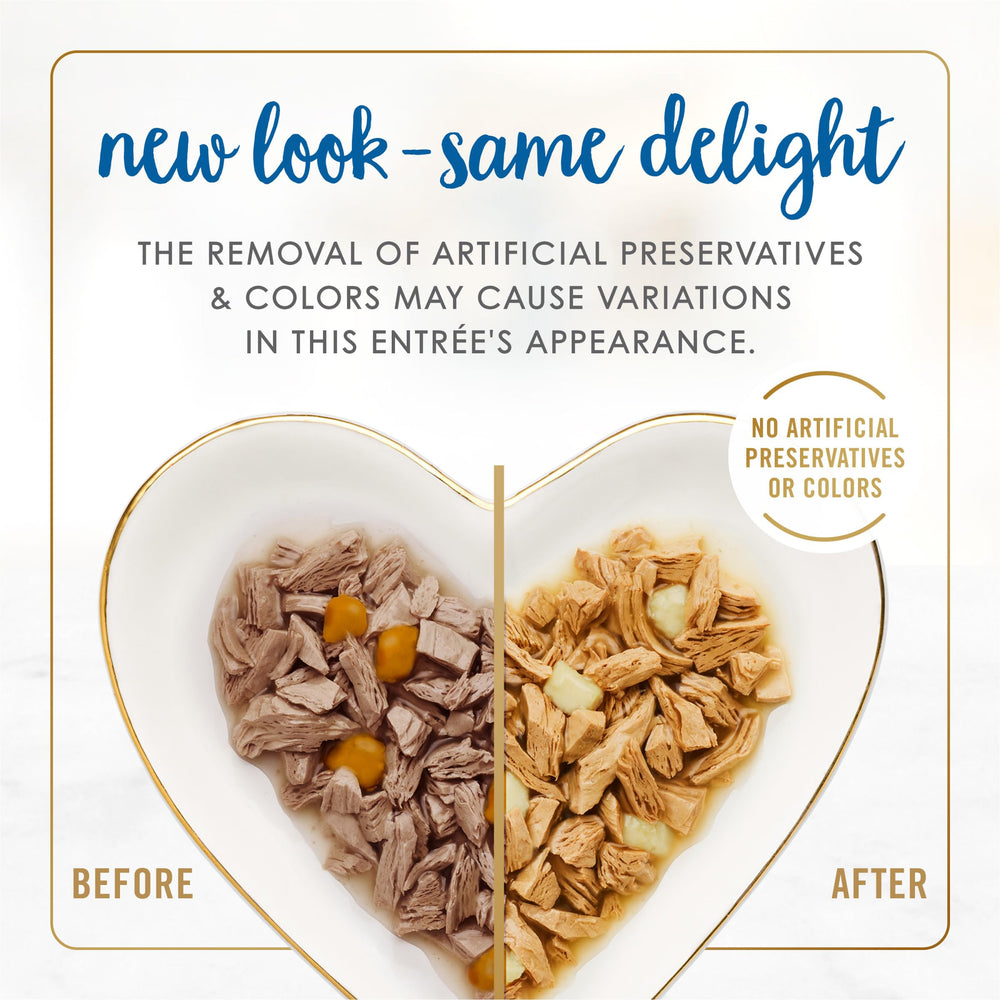 Fancy Feast Delights grilled whitefish bites — tender texture cats crave.