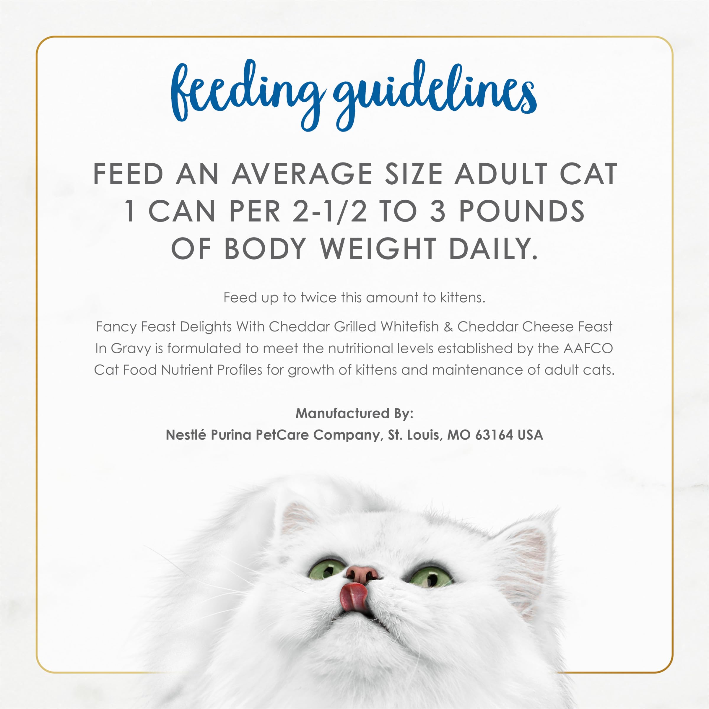 Fancy Feast Delights USA facilities — quality checks ensure safety.