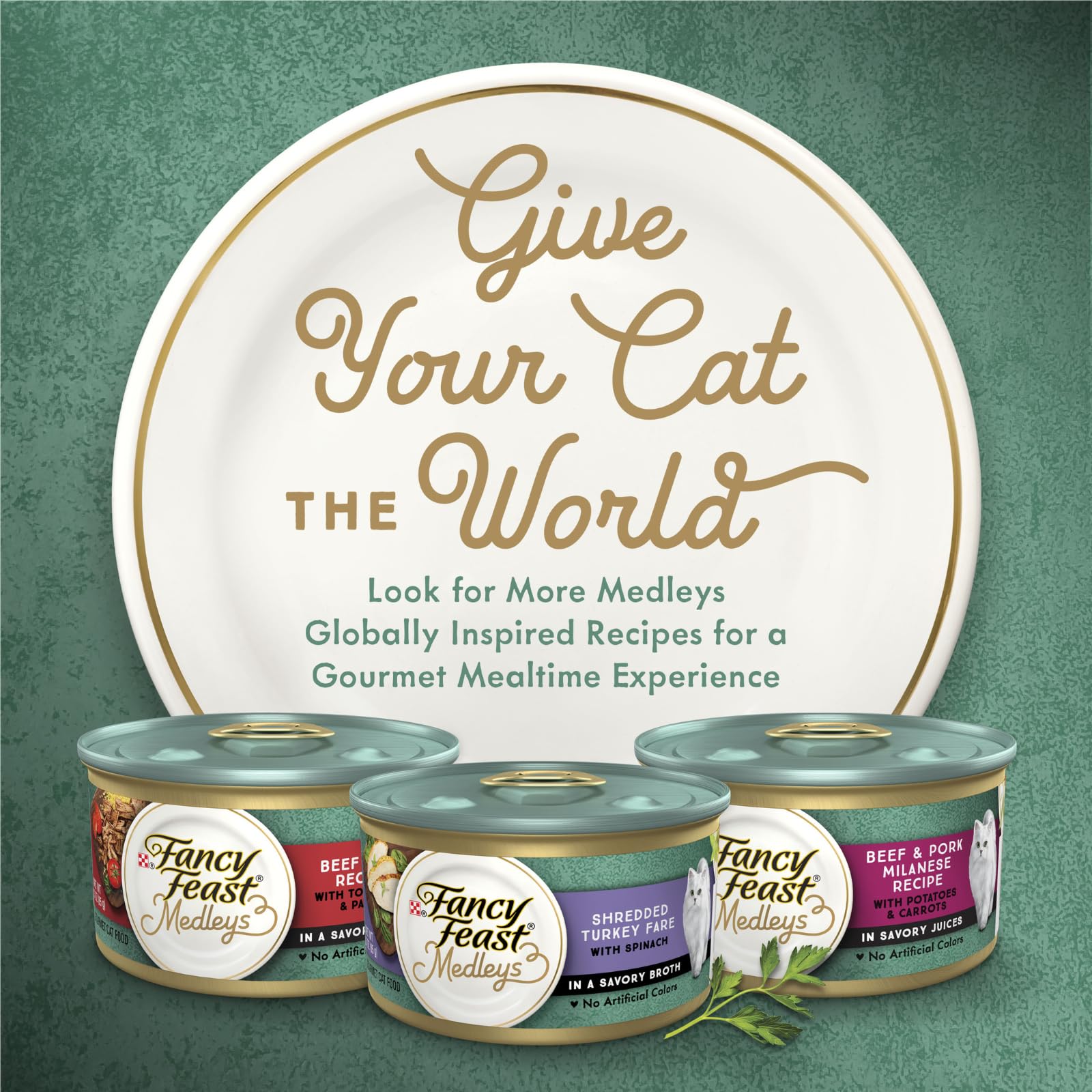 Fancy Feast Elegant Medley Tuscany world flavors offer variety for daily feeding