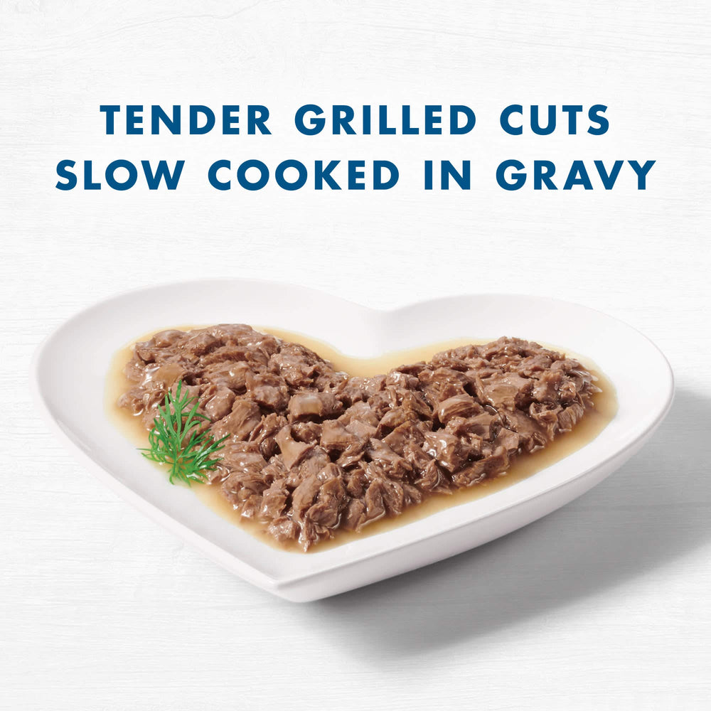 Fancy Feast Gourmet Naturals Gravy Tuna Recipe in Gravy for seafood flavor.
