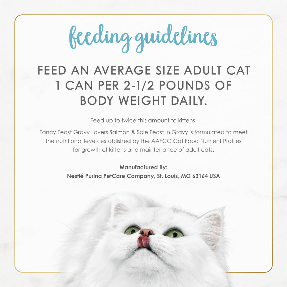 Fancy Feast Gravy Lovers 24-Pack Packaging communicates reliable daily supply.