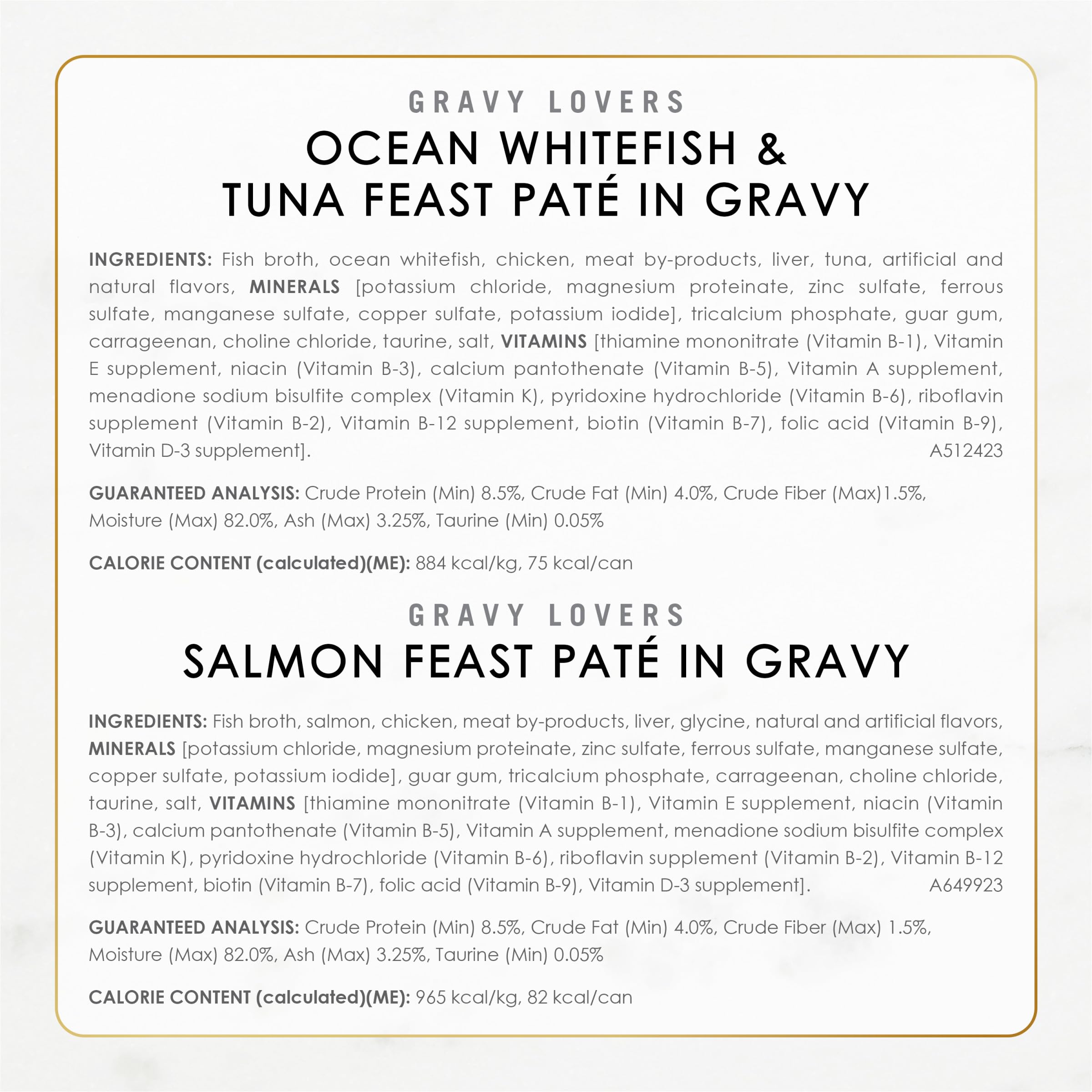 Fancy Feast Gravy Lovers serving bowl with meals ready.