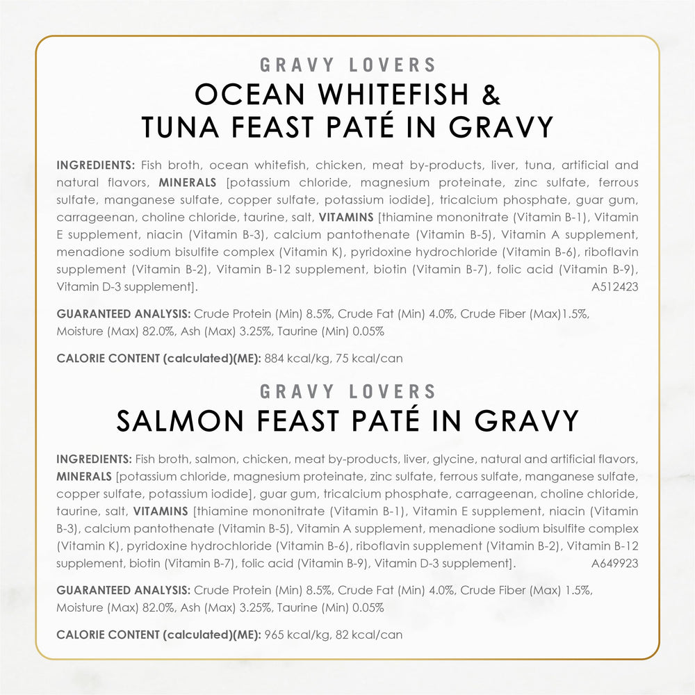 Fancy Feast Gravy Lovers serving bowl with meals ready.