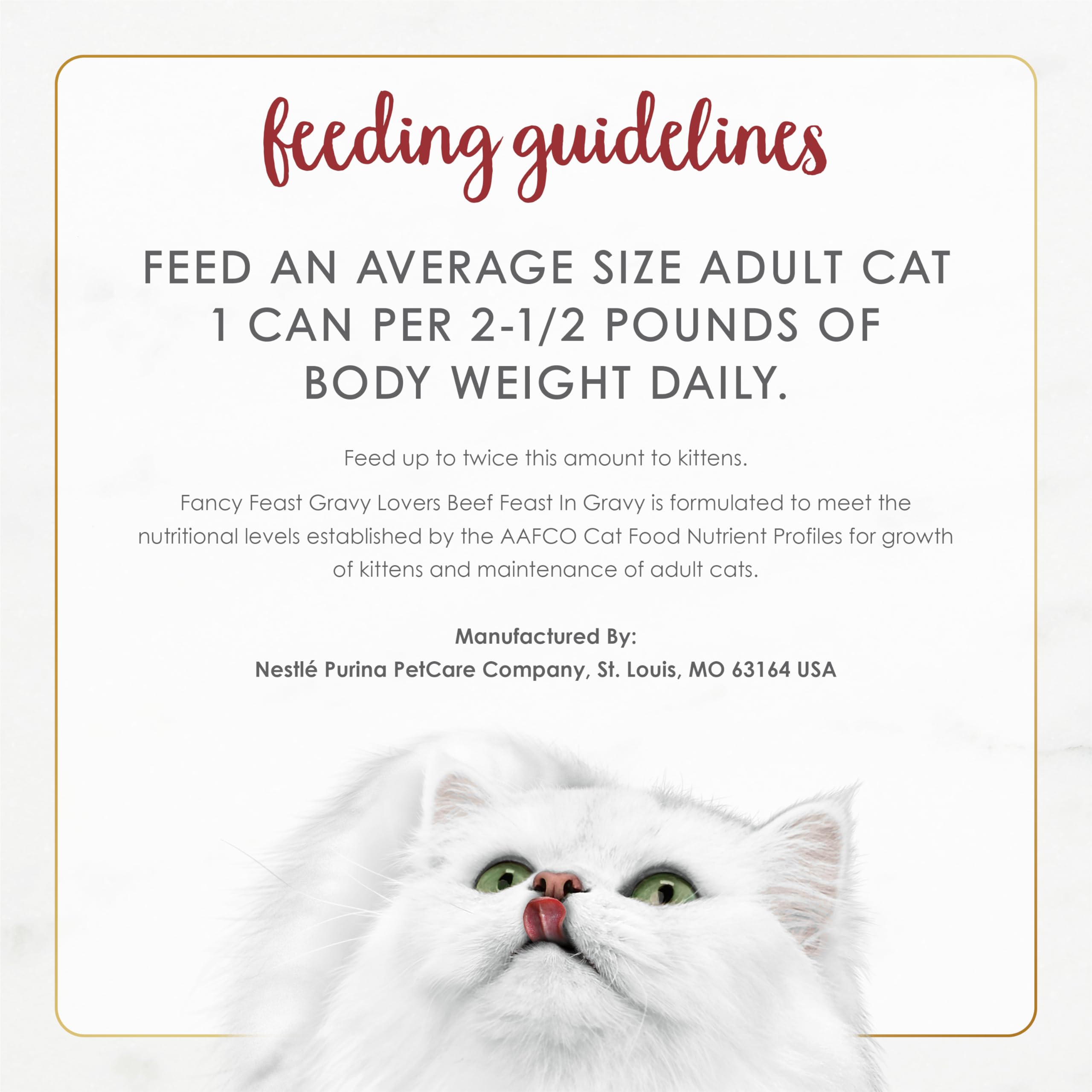 Fancy Feast Gravy Lovers soft-texture cat food appealing to kittens and adults