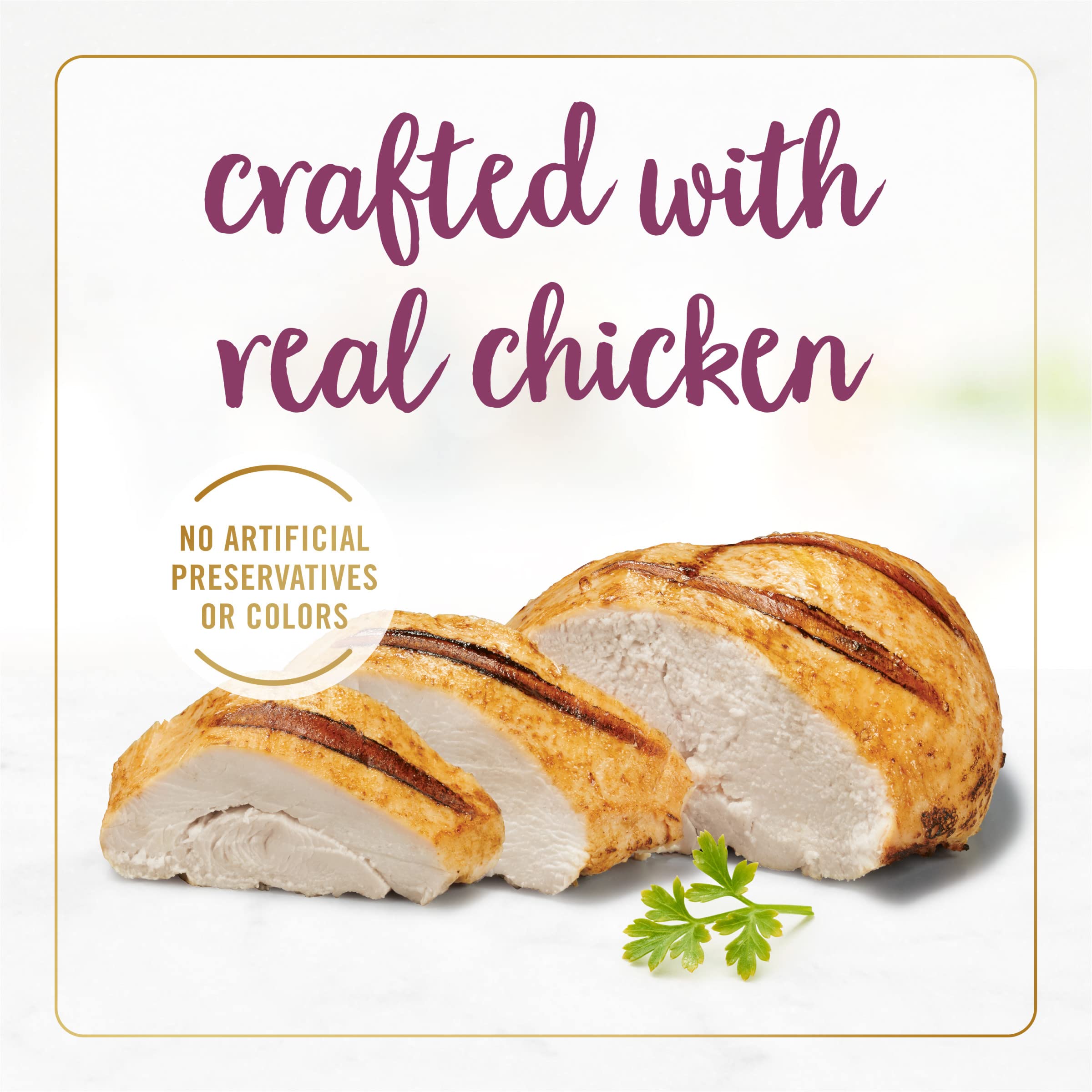 Fancy Feast Grilled Chicken Feast nutrition label — helps with portion planning and meal balancing.