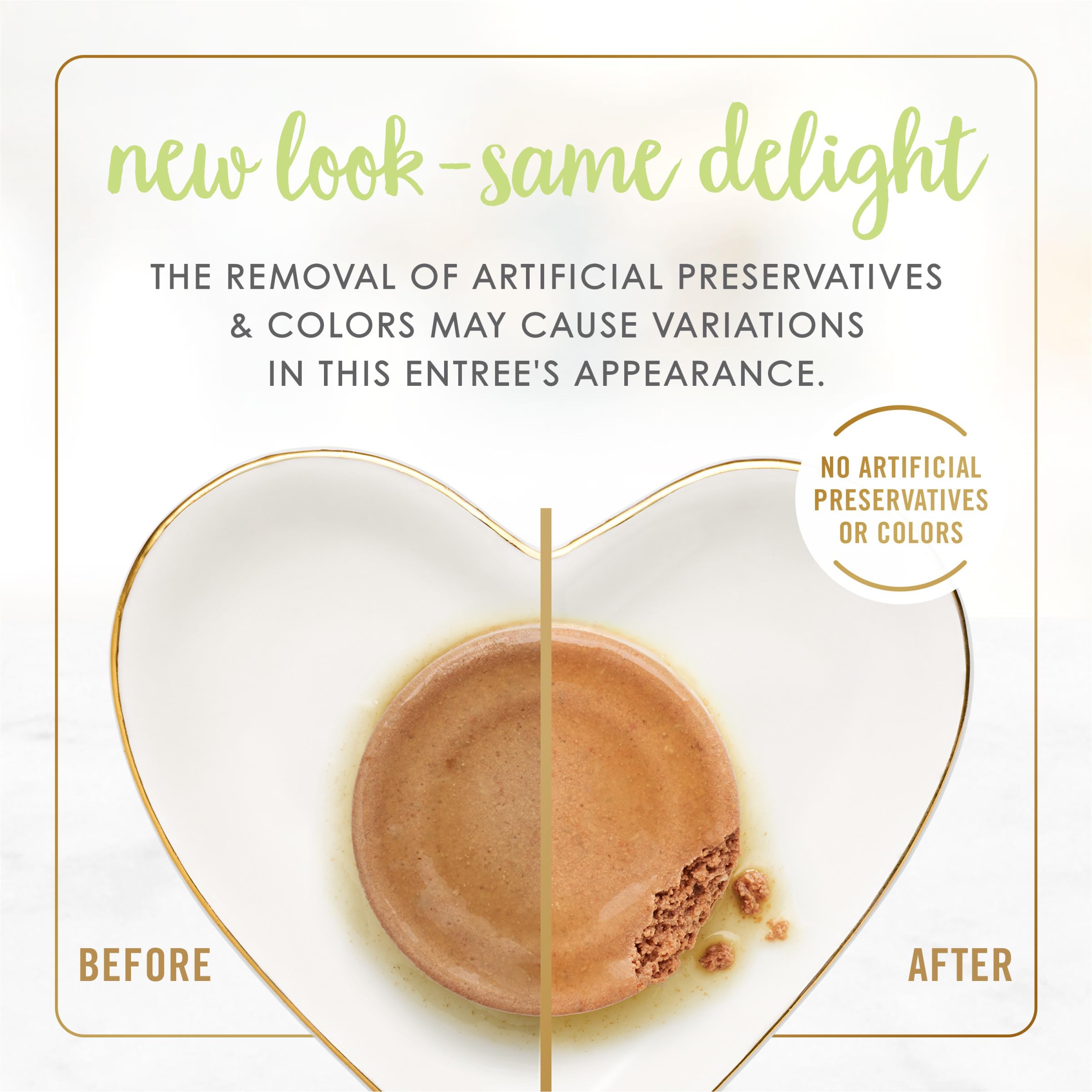 Fancy Feast Kitten Tender Turkey Feast pate texture close-up shows smooth texture for tiny teeth.