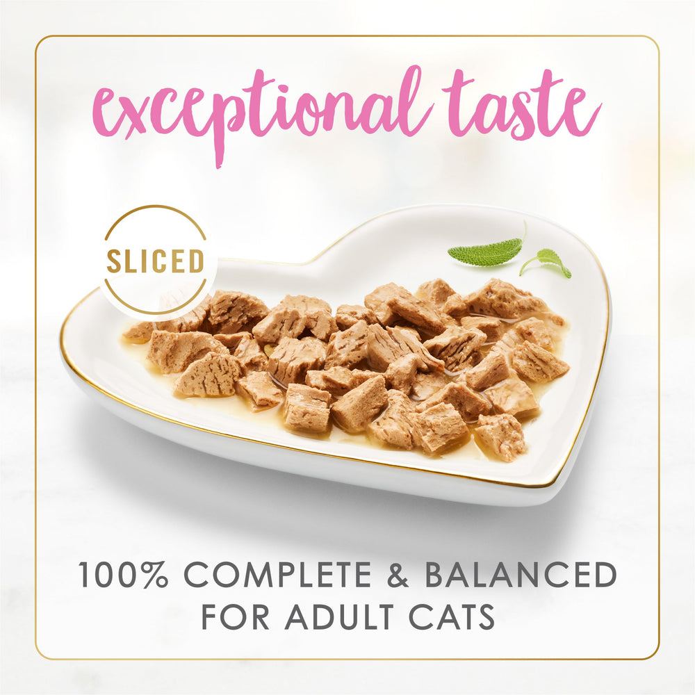 Fancy Feast pack is 24-can box for convenient cat meal planning