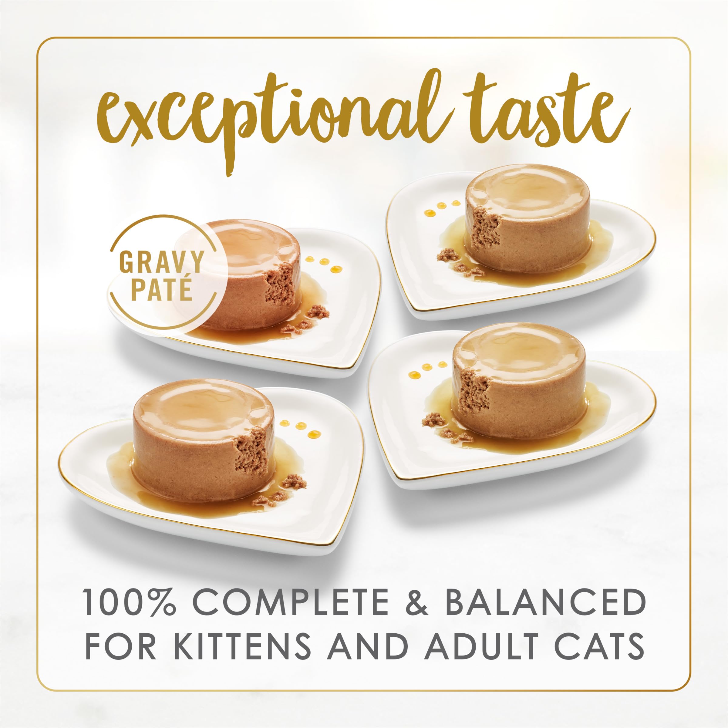 Fancy Feast chicken pate in gravy close-up emphasizes tender texture and aroma.