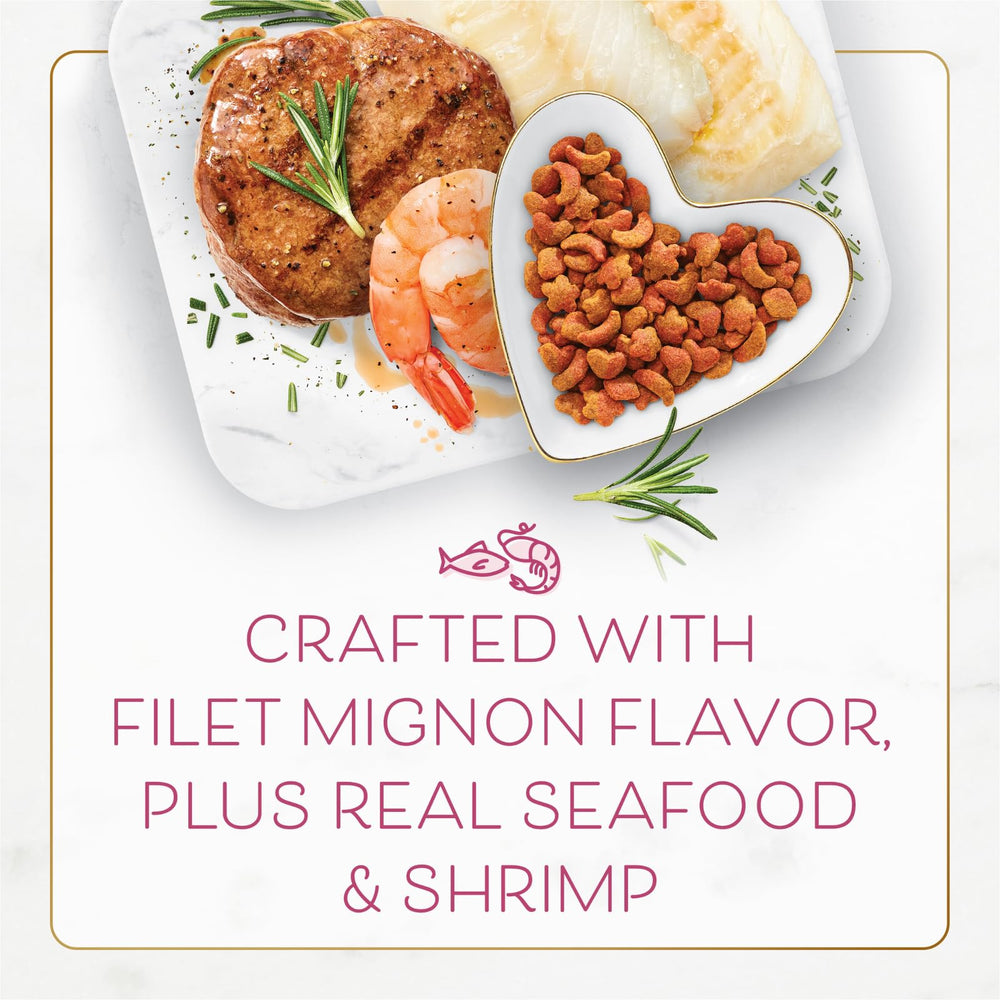 Fancy Feast Purina Filet Mignon crunchy texture closeup