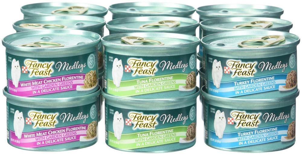 Fancy Feast Purina Medleys Florentine turkey entrée with gravy boosts aroma and texture