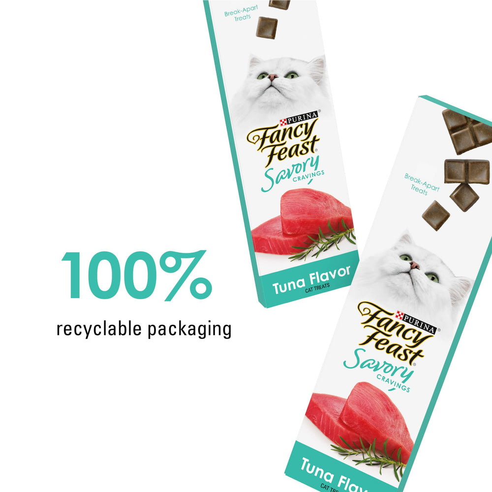 Fancy Feast Packaging Box Back highlights sturdy box for easy gifting and storage.