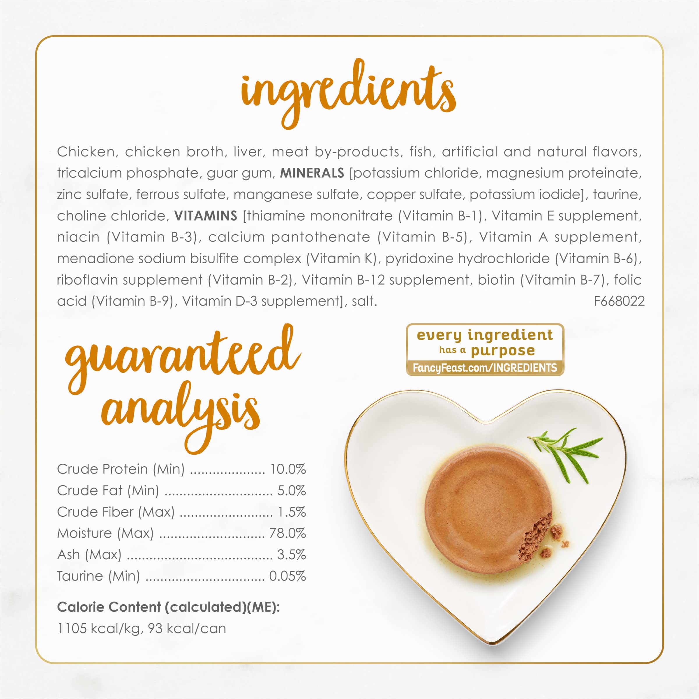 Fancy Feast savory gravy enhances the chicken-liver flavor profile