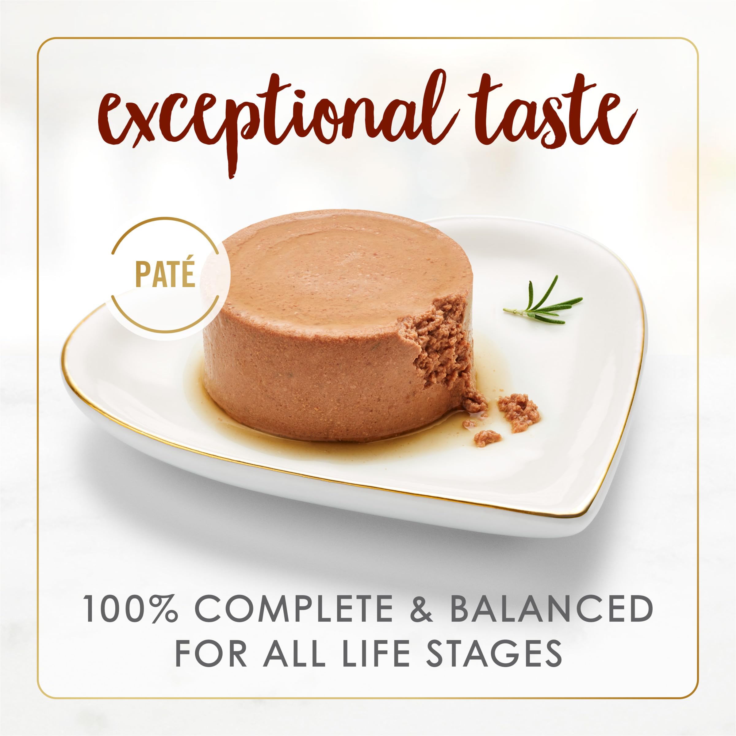 Fancy Feast Tender Beef Feast can label close-up shows grain-free promise and quality