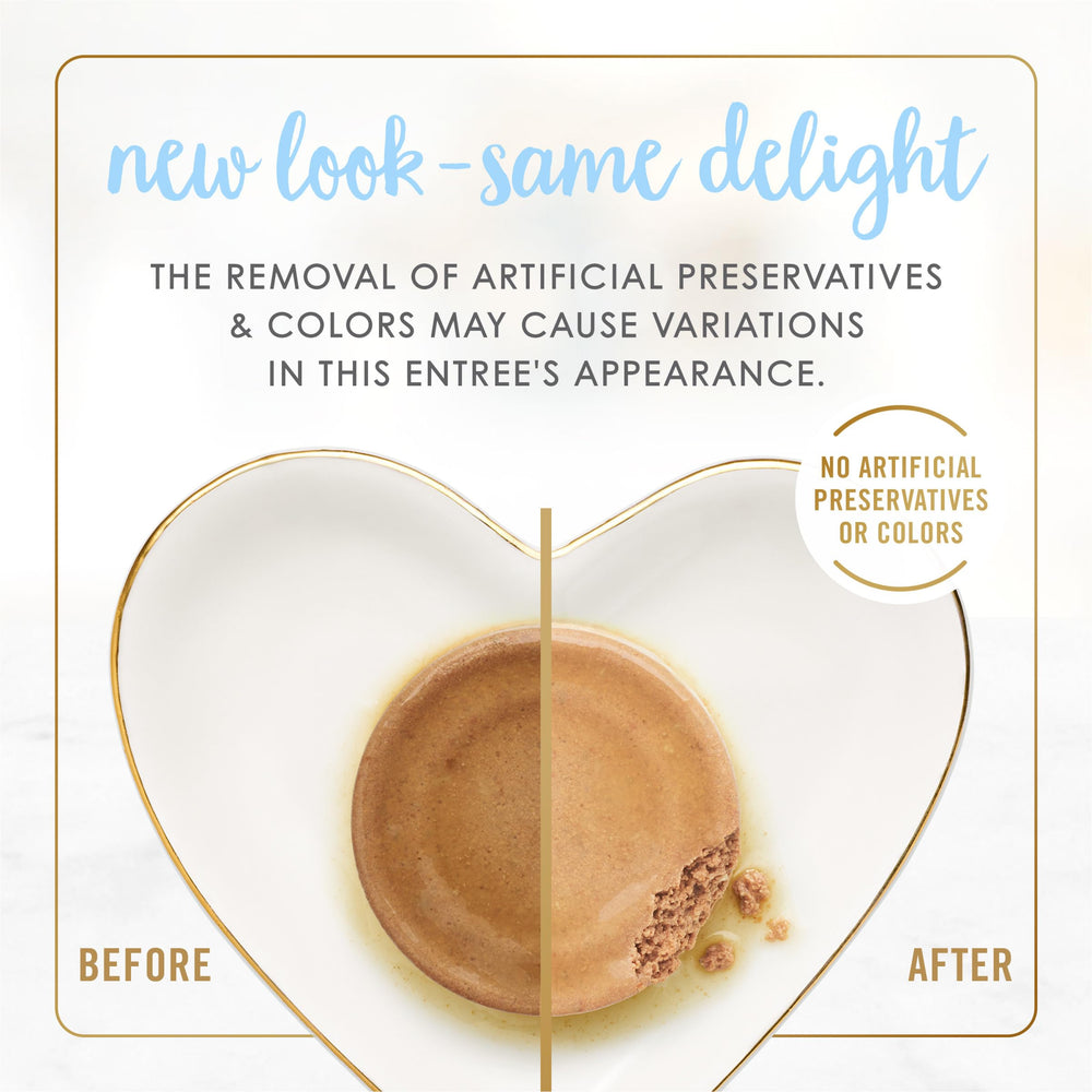 Fancy Feast tender ocean whitefish serving kitten - appetizing texture