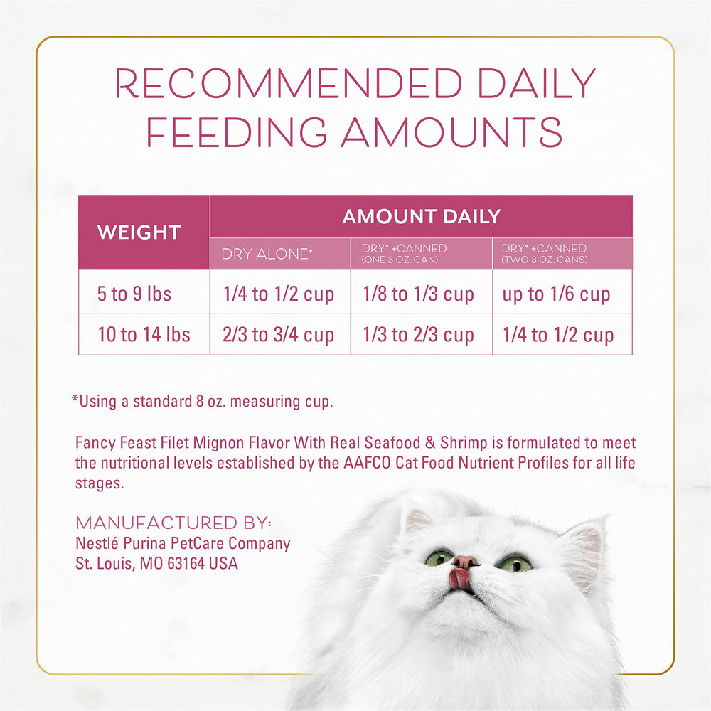 Fancy Feast vitamins minerals support daily nutrition with essential nutrients for felines