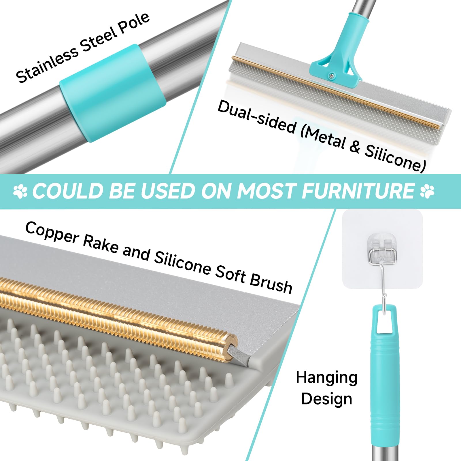 FancyMouse Extension Rods help reach under furniture and simplify storage.