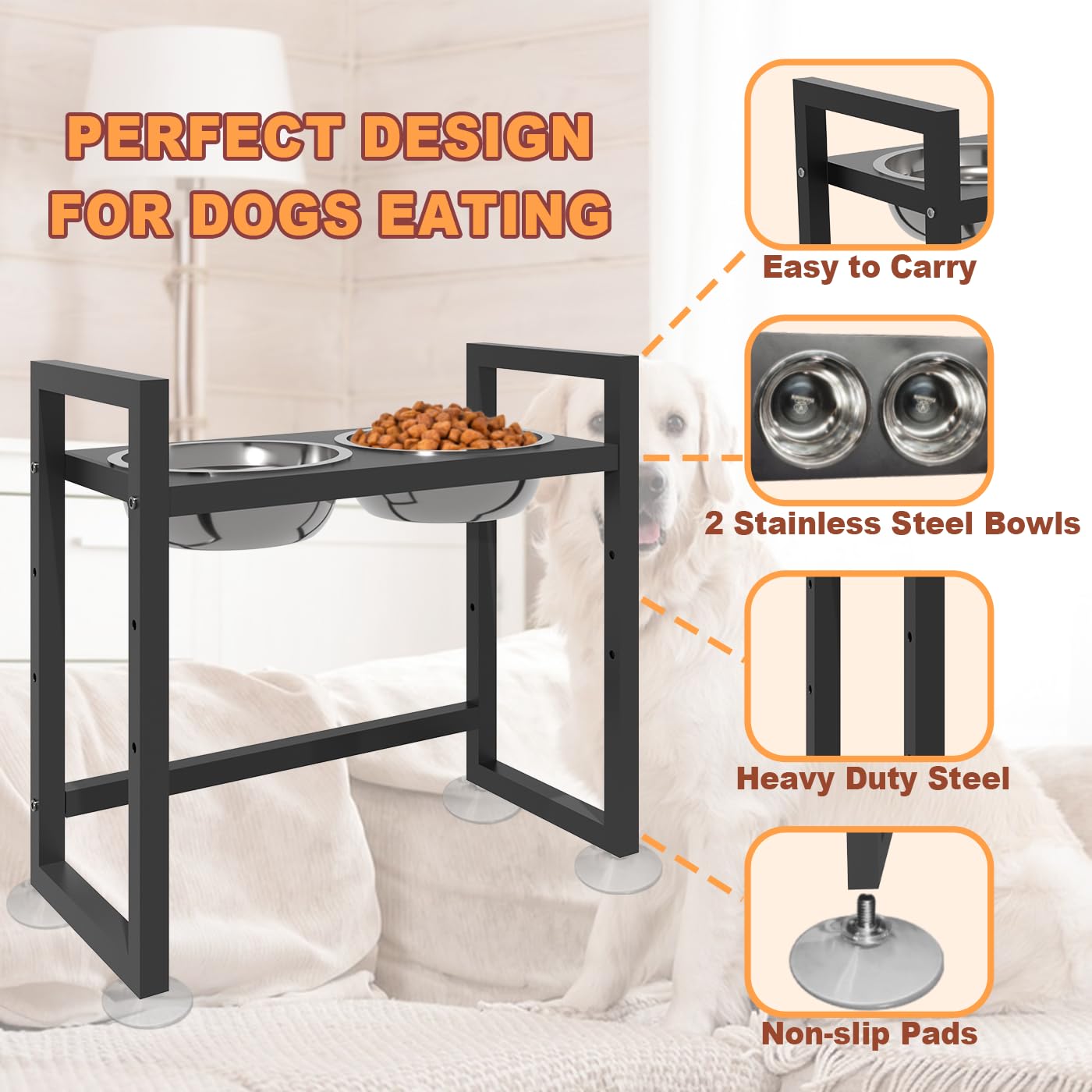 Fandature dual-bowl setup supports both food and water in one station