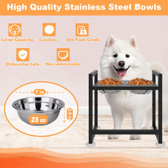 Fandature stainless steel bowls are durable and easy to clean after feeding