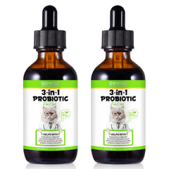 FANGCUN cat-probiotics-pack-2 bottle pour demonstrates convenient dosing for gut balance.