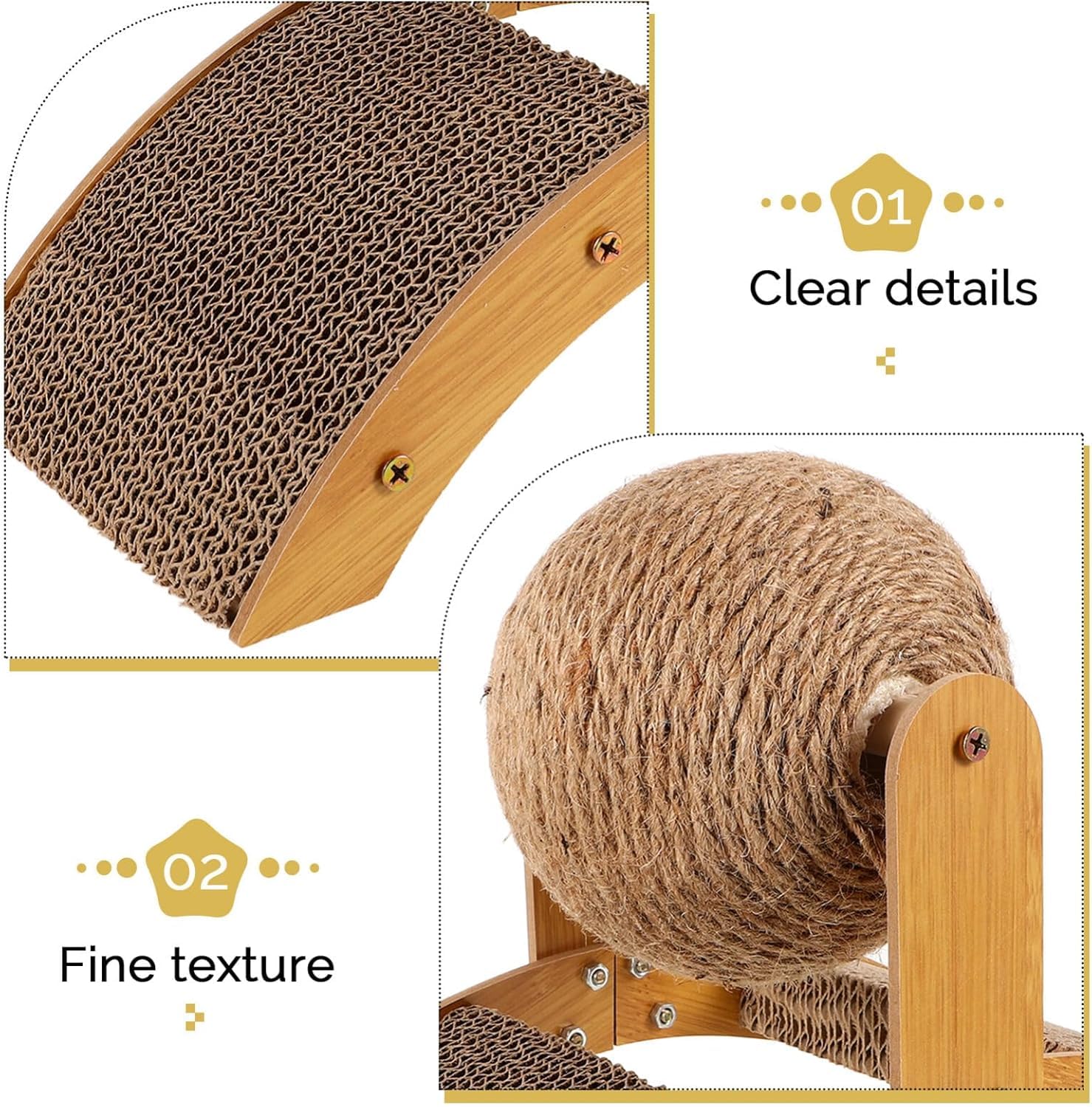 FANJUN-AMTECH compact, room-friendly scratcher fits living spaces without clutter.