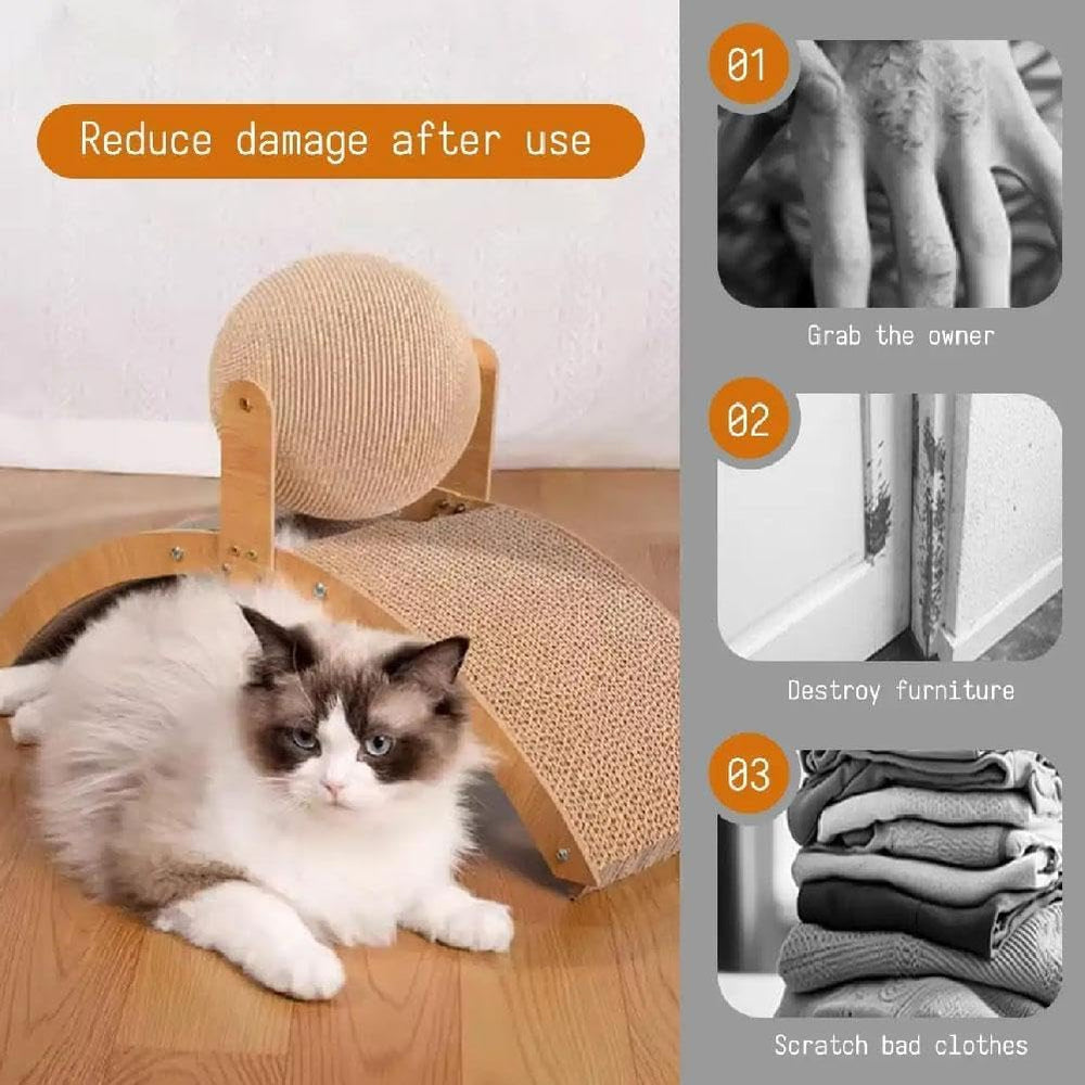 FANJUN-AMTECH woven jute scratch pad offers durable wear for long-lasting use.