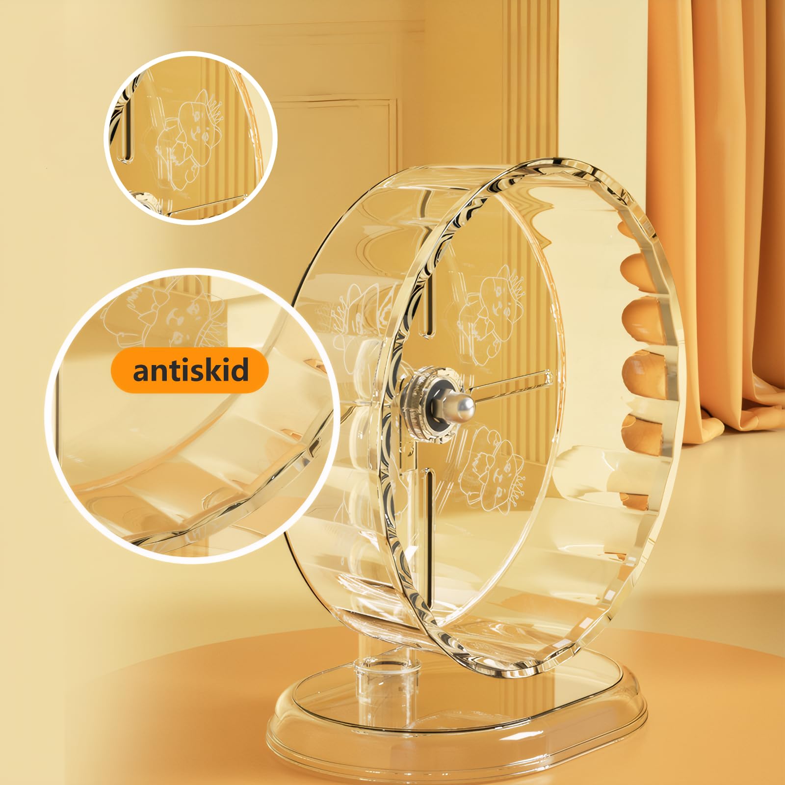 Fanlahmtasy easy-disassemble-clean wheel for thorough hygiene between uses.