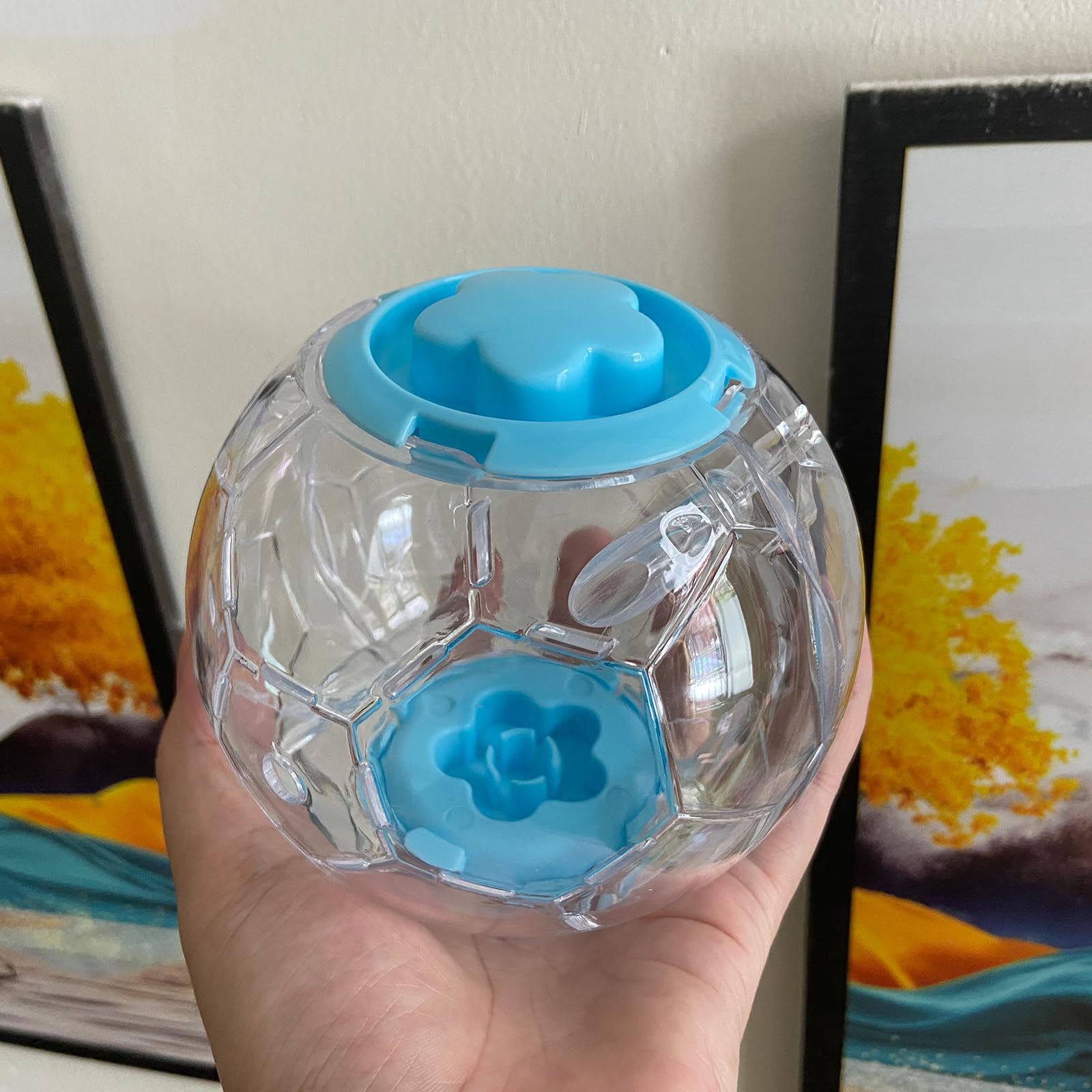 Fanlahmtasy hamster ball 5-1inch diameter supports safe, compact running.