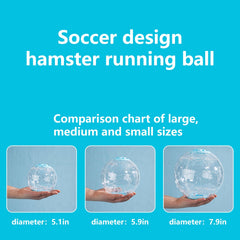 Fanlahmtasy hamster ball with metal screws supports durable, secure play sessions.