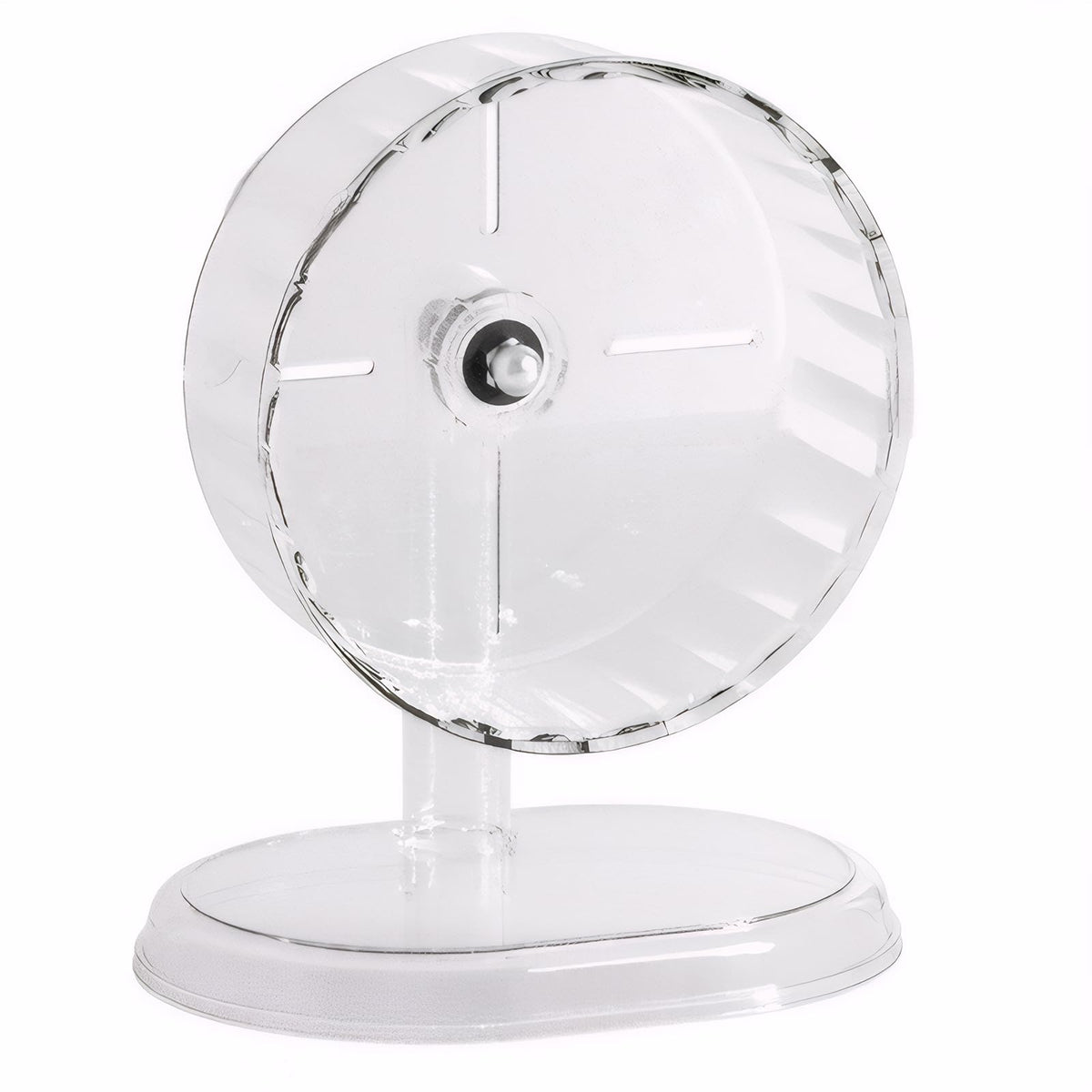 Fanlahmtasy silent-hamster-wheel in use for peaceful, quiet exercise.