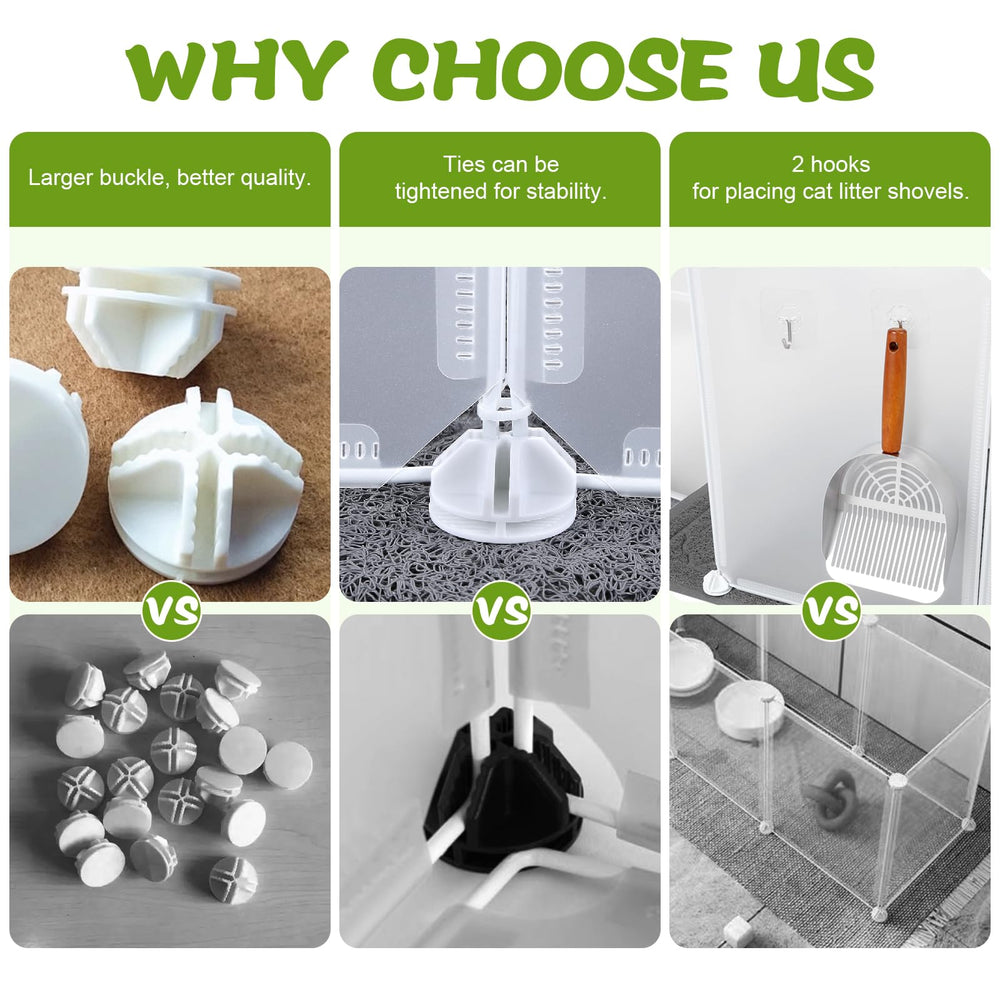 FanpBow privacy-screen creates a secluded litter area for calm cats.