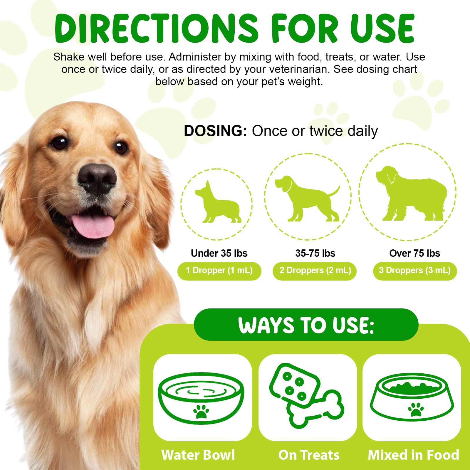FANSHI Yeast Infection Dog skin and coat health focus for a softer, shinier coat.