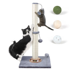 Fantasreen 31in cat scratching post base provides a stable foundation for safe indoor scratching.