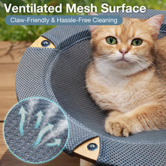 Fantasreen breathable scratch-resistant fabric close-up suitable for indoor outdoor use.