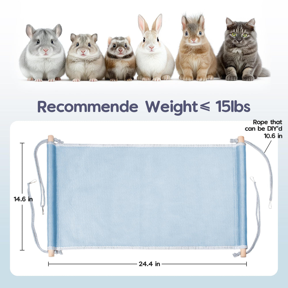 Fantasreen cat hammock easy-clean fabric helps fur cleanup after adventures