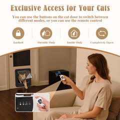 Fantspati remote control for mode switching and access control