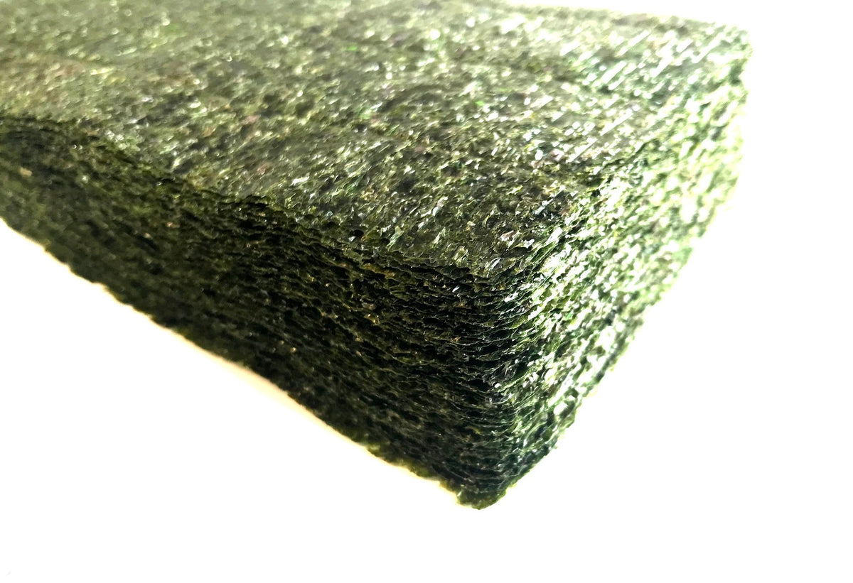Far Edge Aquatics green seaweed 50 sheets pack for convenient daily tank feeding.